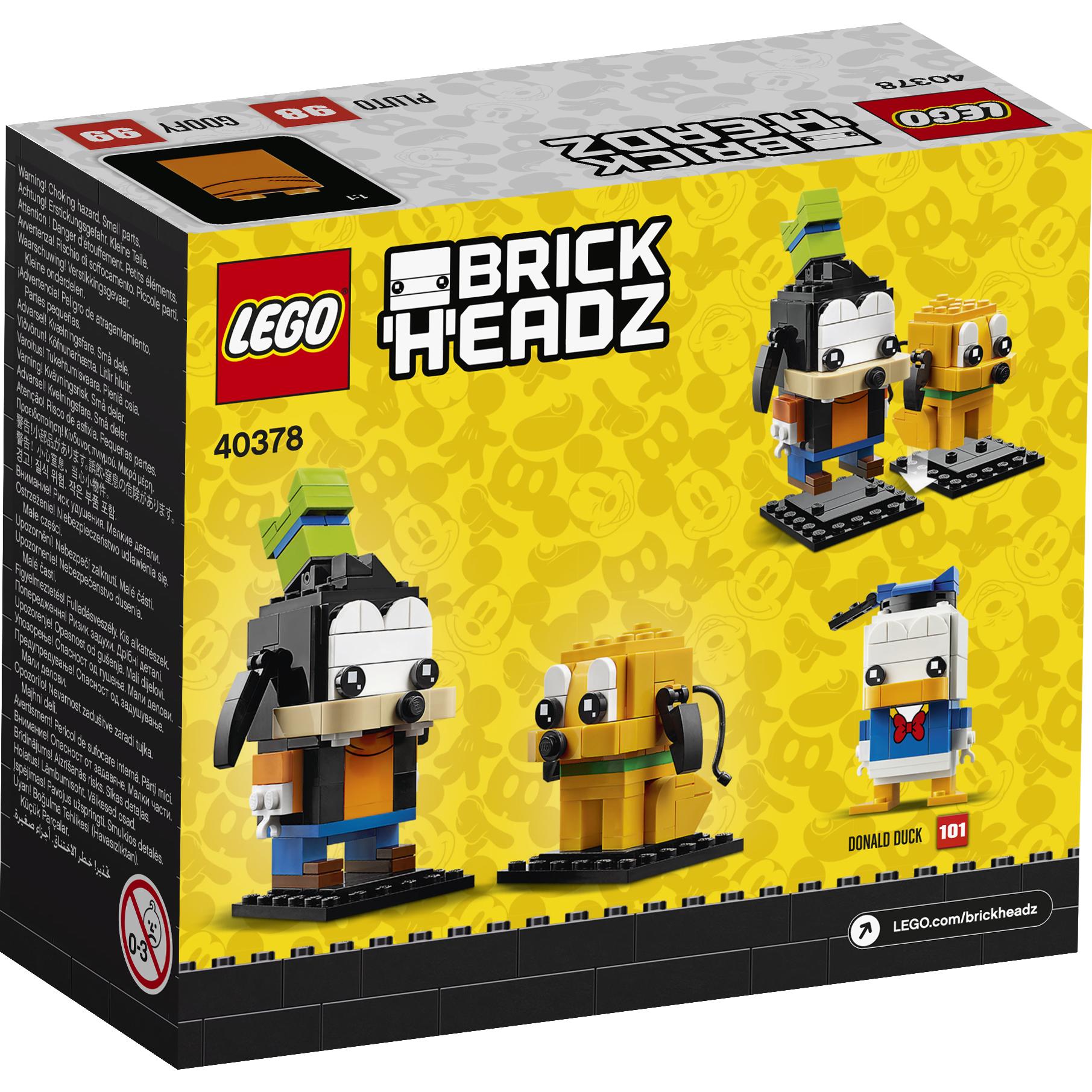 LEGO Disney - Pippo e Pluto (40378, LEGO Brickheadz, Set LEGO rari)
