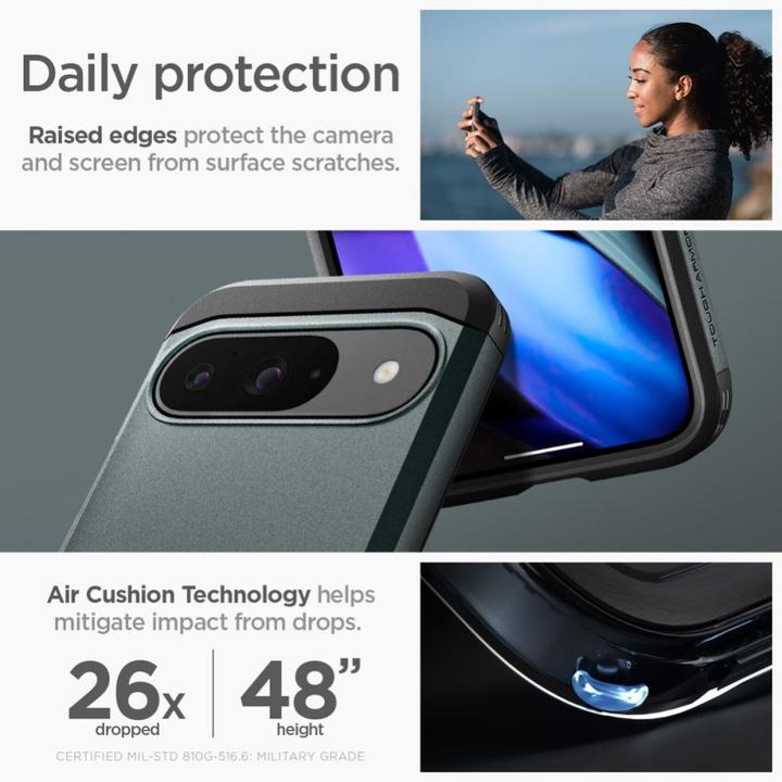 Actual product image Spigen Tough Armor Case (Google Pixel 9, Google Pixel 9 Pro)