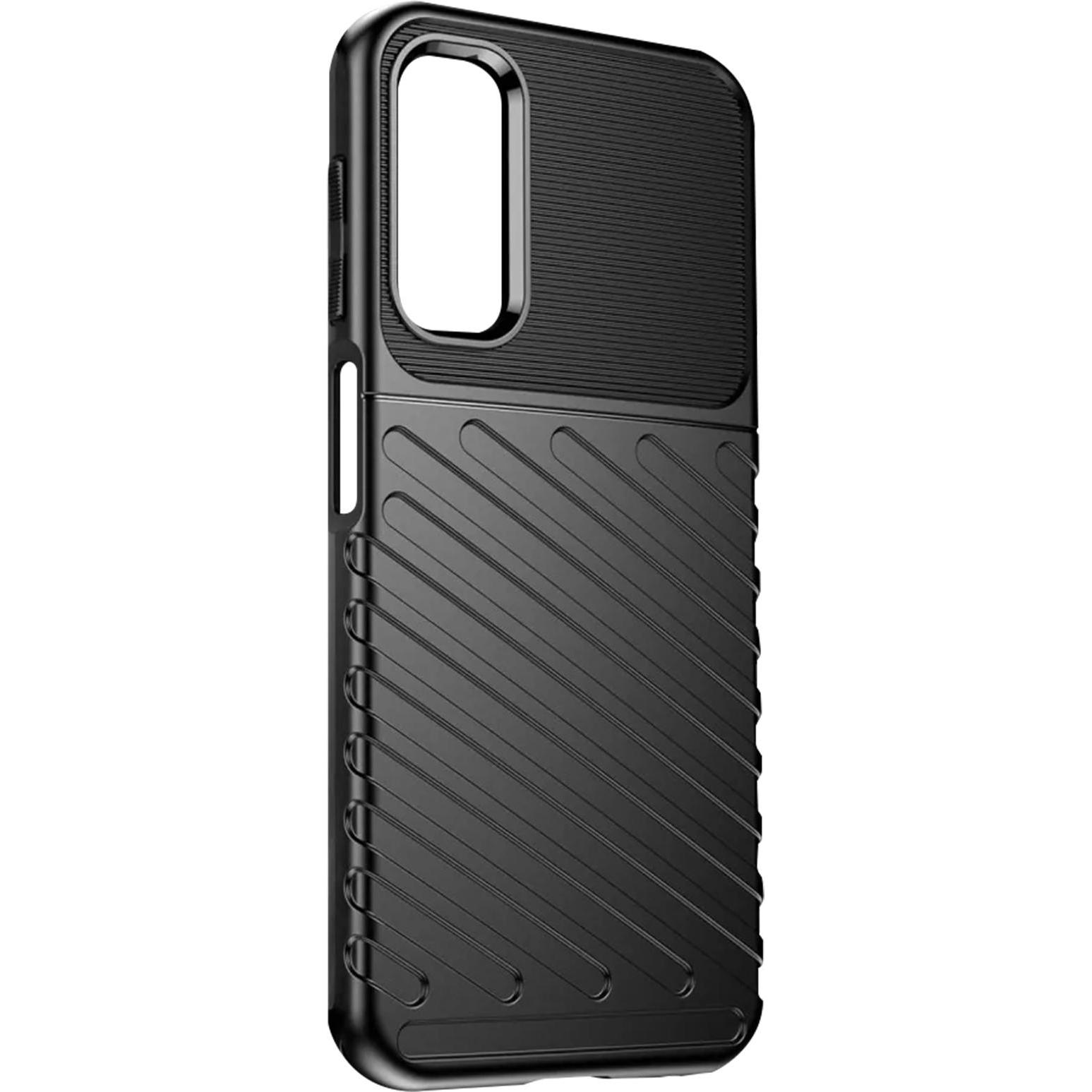 Avizar Thunder Cover Series (Samsung Galaxy A15), Smartphone Hülle, Schwarz