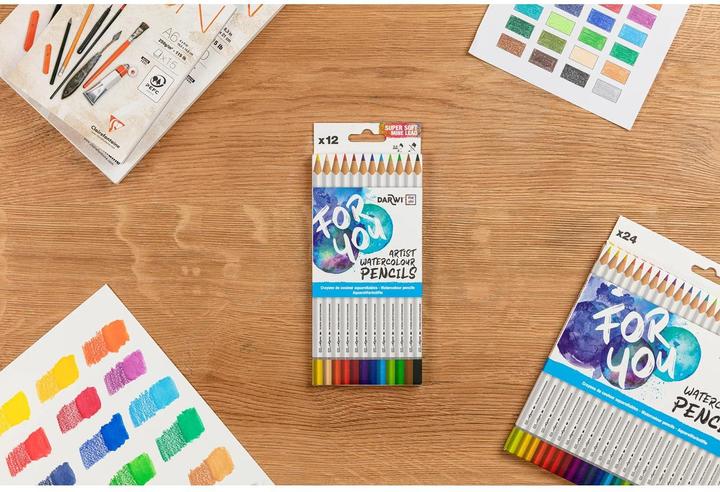 Produktbild Darwi For You FY - Aquarellfarbstifte (12x)