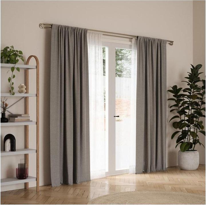 Immagine prodotto Umbra 1017290-1001 - Bastone per tende oscuranti MIDNIGHT 107-305 cm, nichel