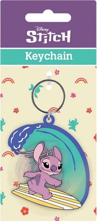 Actual product image Lilo & Stitch Spinner Angel Keyring