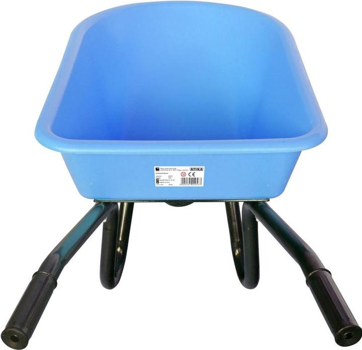 Produktbild FORT Kinderschubkarre 20 l blau montiert mit PU-Rad