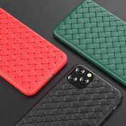 Actual product image Devia Woven Pattern Design Soft Case iPhone 11 Pro red (Apple iPhone 11 Pro)