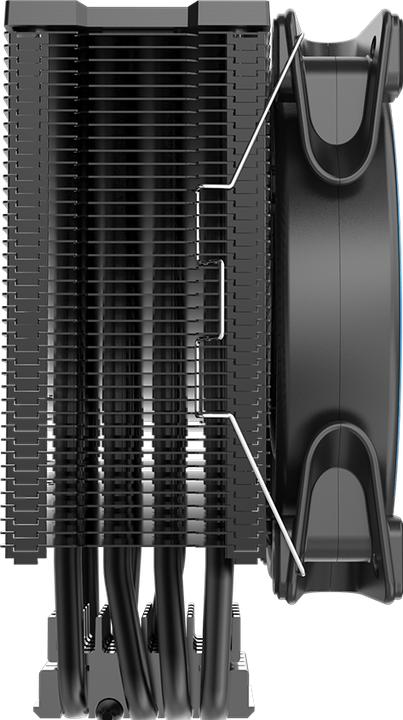 Actual product image Pccooler GI-X6R-V2 Corona Red (148 mm)