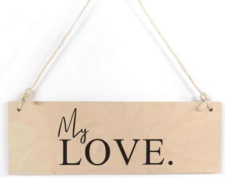 Trenddeko My Love (30 x 10 cm)