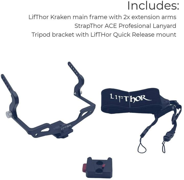 Actual product image Lifthor Tripod mount & transmitter belt KRAKEN COMBO for DJI