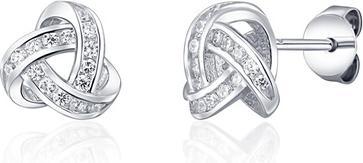 Image du produit JVD - Fashion silver earrings with zircons SVLE1615XH2BI00