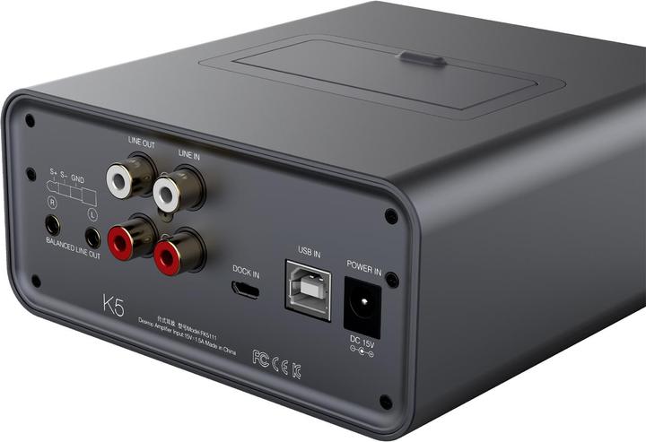 Actual product image FiiO K5 Docking Station (gain switch)