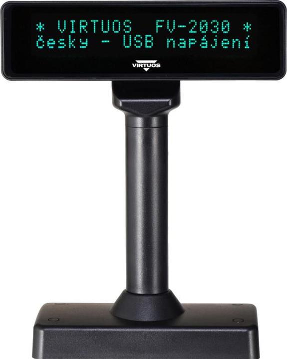 Produktbild Virtuoso VFD zÃ¡k.displej FV-2030B,,USB, ÄernÃ½