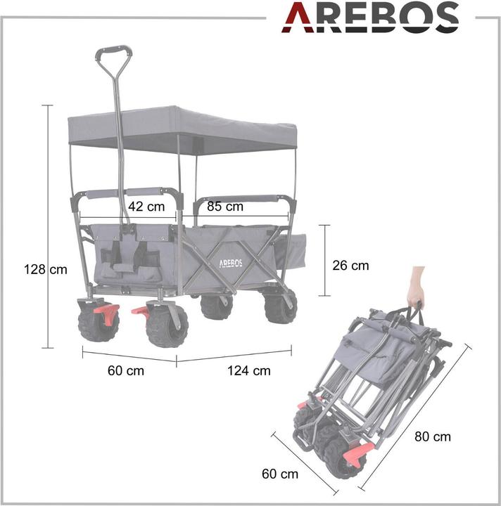 Image du produit Arebos Chariot à bras