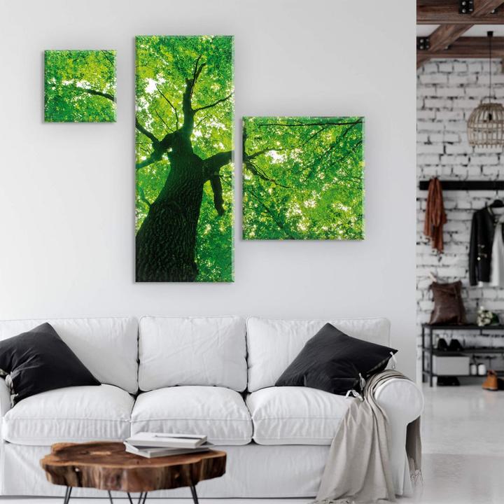 Produktbild Trenddeko Under the Trees (3-teilig) (50 x 50 cm, 30 x 30 cm, 40 x 100 cm)