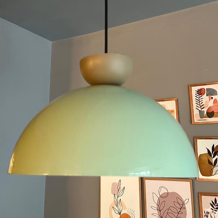 Produktbild Bamyum Lipeo-BeigeHut Pendelleuchte Minzgrün (E27)