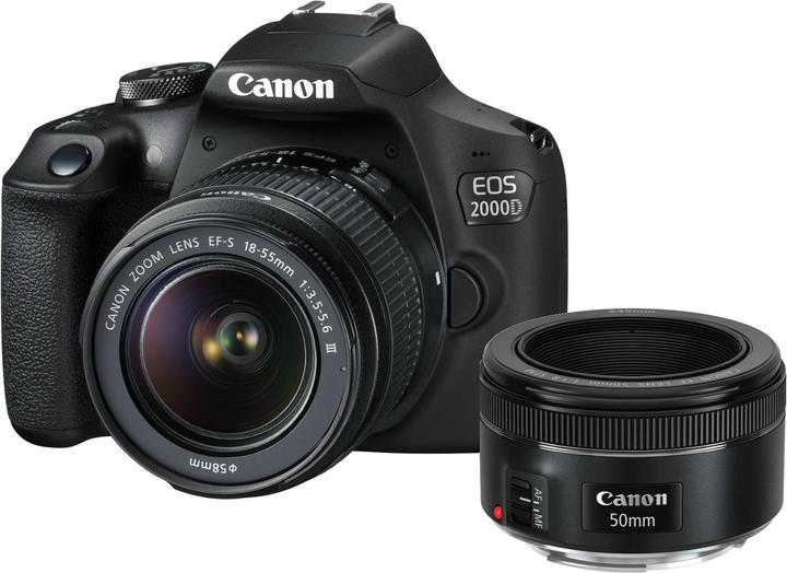 Canon Eos 2000d (18 - 55 mm, 24.10 Mpx, APS-C / DX)