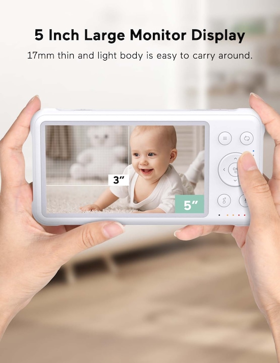 Actual product image Momcozy Video baby monitor (Video & Audio, 300 m)