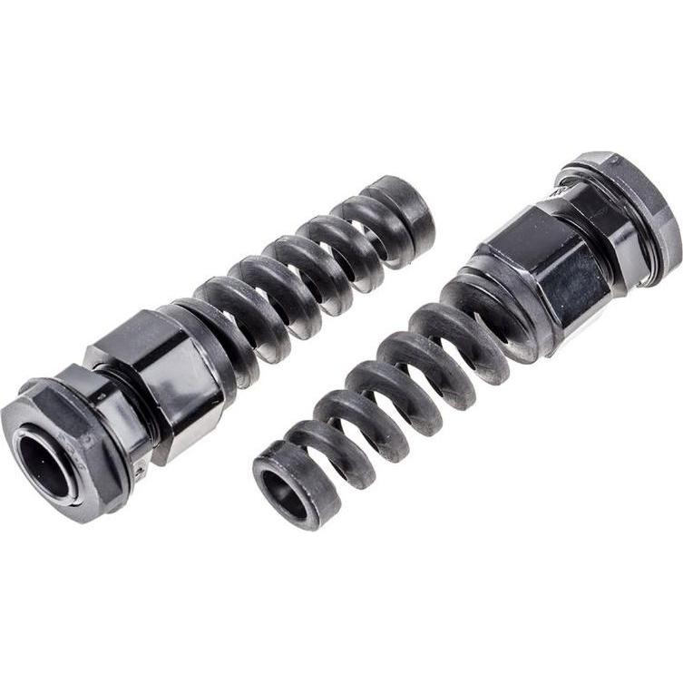 Rs Pro, Kabelverbindung, PG9 Kabelverschraubung, Nylon Schwarz, IP68