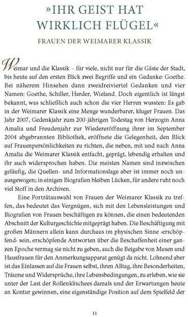 Produktbild Die klugen Frauen von Weimar (Deutsch, Ulrike Müller, 2013)