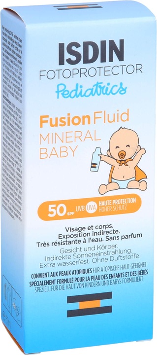Actual product image Isdin Fotop Pedi Mi Baby50 (Sun cream face, SPF 50+, 50 ml)
