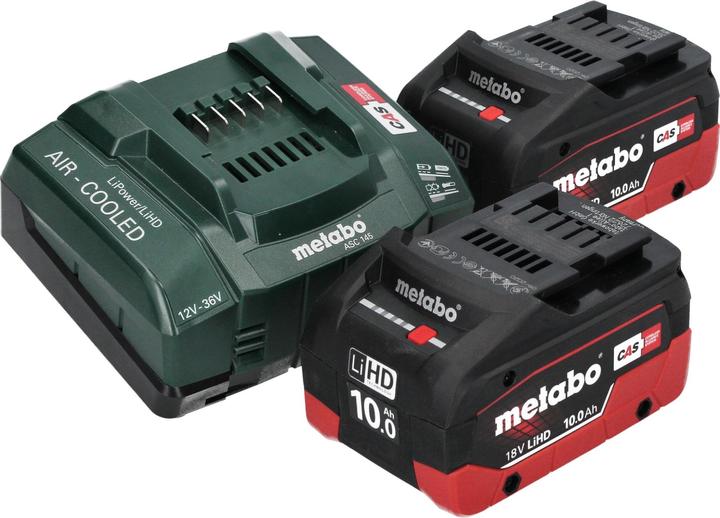 Image du produit Metabo SSEP 18 LT Scie sabre sans fil 18 V 32 mm + 2x batterie LiHD 10,0 Ah + chargeur + Metabox