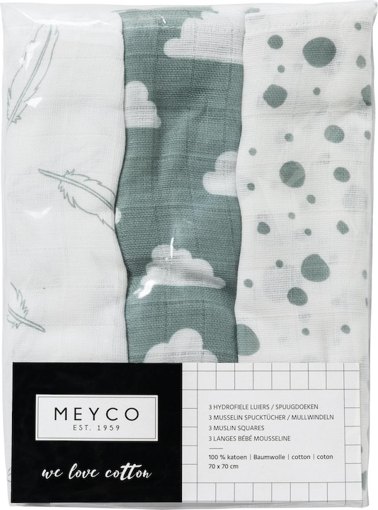 Produktbild Meyco Mullwindeln (70 cm, 70 cm)