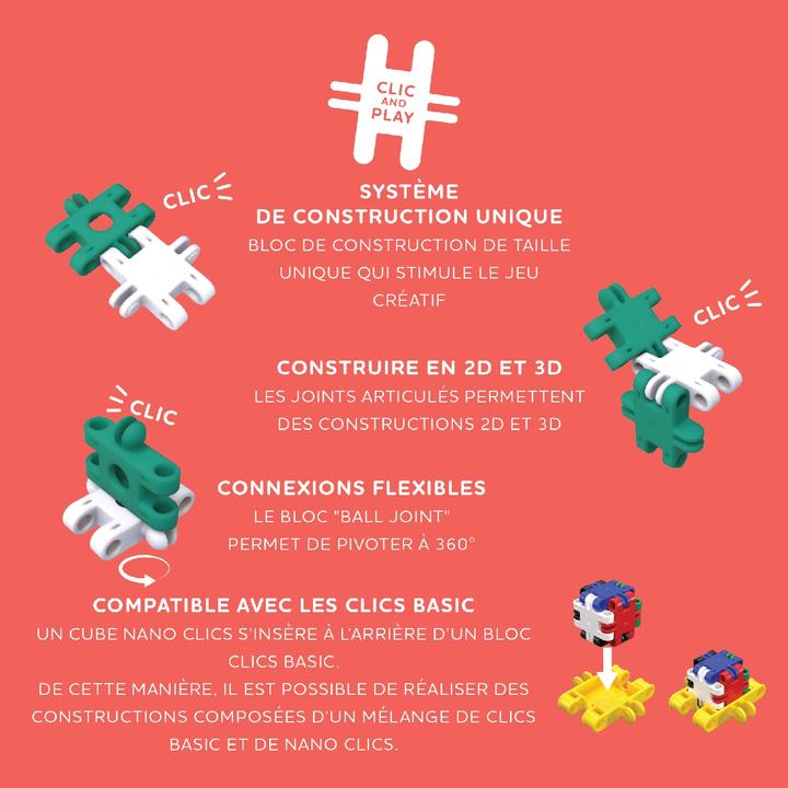 Image du produit Clics Nano 250pcs.