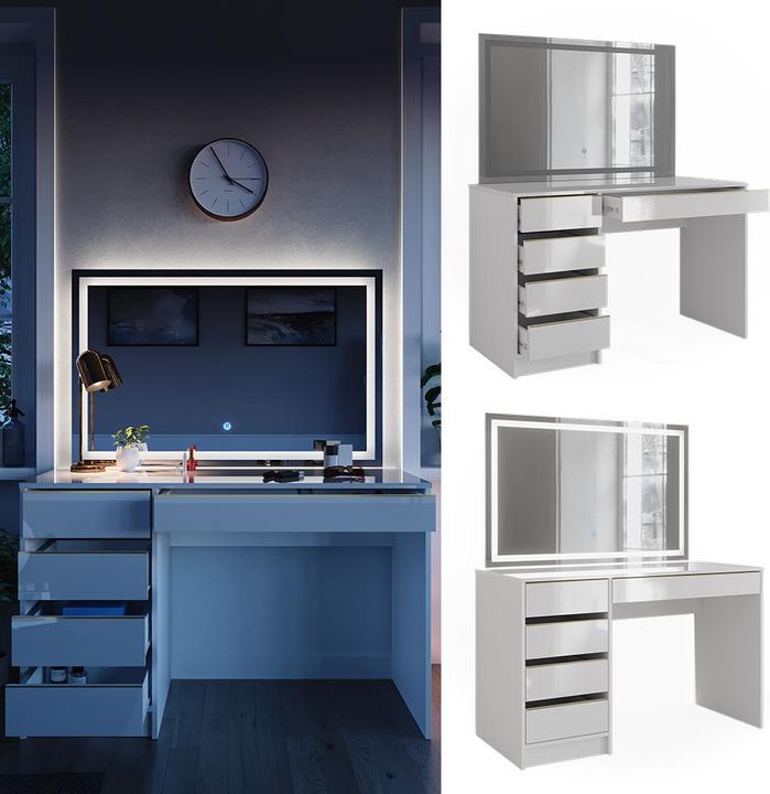 Actual product image Vicco Sherry with lighting (120 x 75 x 55 cm)