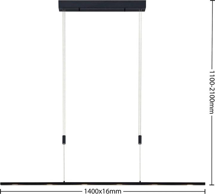 Actual product image Lucande Stakato (1450 lm)