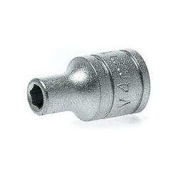 Teng Tools, Steckschlüssel + Stecknuss, Zwölfkant Steckschlüsseleinsatz, 4mm, Länge 25 mm