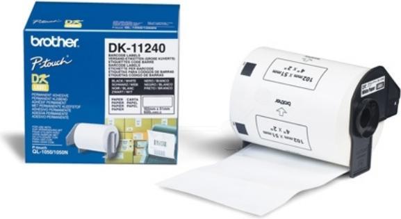 Actual product image Brother DK-11240 Barcode labels (102 mm)