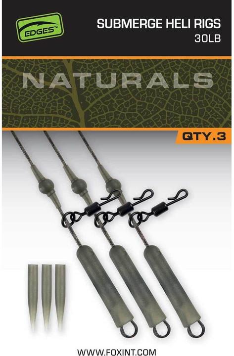 Actual product image Fox Submerged Heli Rigs (x3)