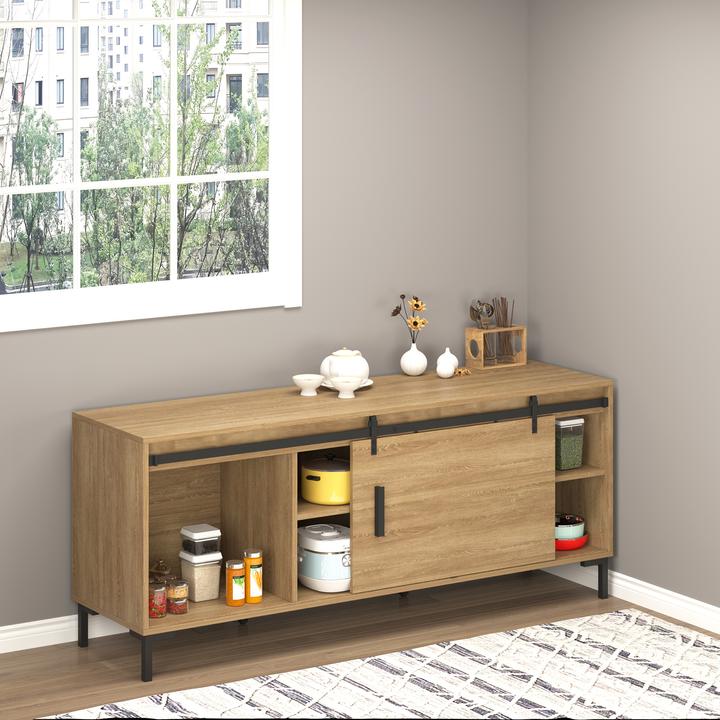 Image du produit Homcom Système de portes coulissantes