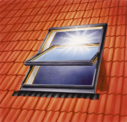 Actual product image tesa Fly screen for roof windows with sun protection (120 x 140 cm)