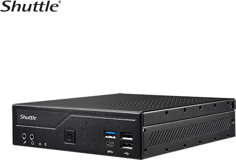 Produktbild Shuttle Barebone XPC slim DH610S Black (Intel Core i3)