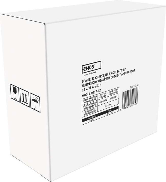Actual product image Emos SLA battery 12V 18Ah (12 V, 18 Ah)