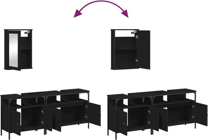 Produktbild vidaXL 3-tlg. Badmöbel-Set