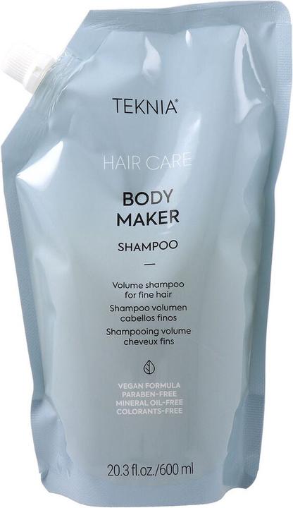 Immagine prodotto Lakmé Teknia Hair Care Body Maker Shampoo 600ml Ricarica (600 ml, Shampoo liquido)