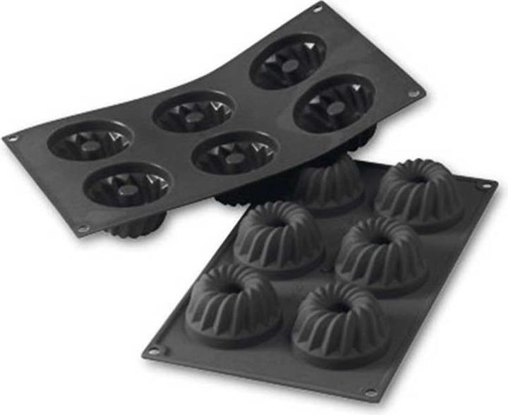 Produktbild Martellato Silikonform Gugelhöpfe modern (7 cm)