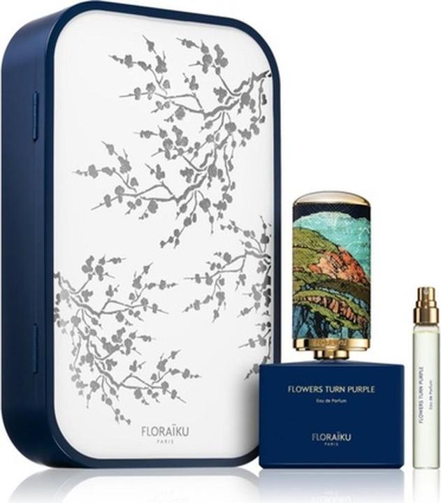 Floraïku Floraiku Blumen drehen lila Set - Unisex