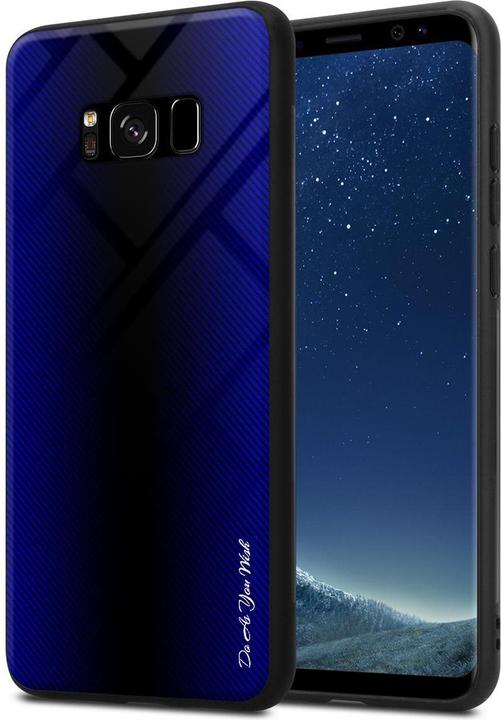 Image du produit Cadorabo TPU Couverture en verre rayé (Samsung Galaxy S8+)