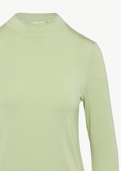 Immagine prodotto Comma T-Shirt Semitransparentes Longsleeve mit Logostickerei am Kragen (44)