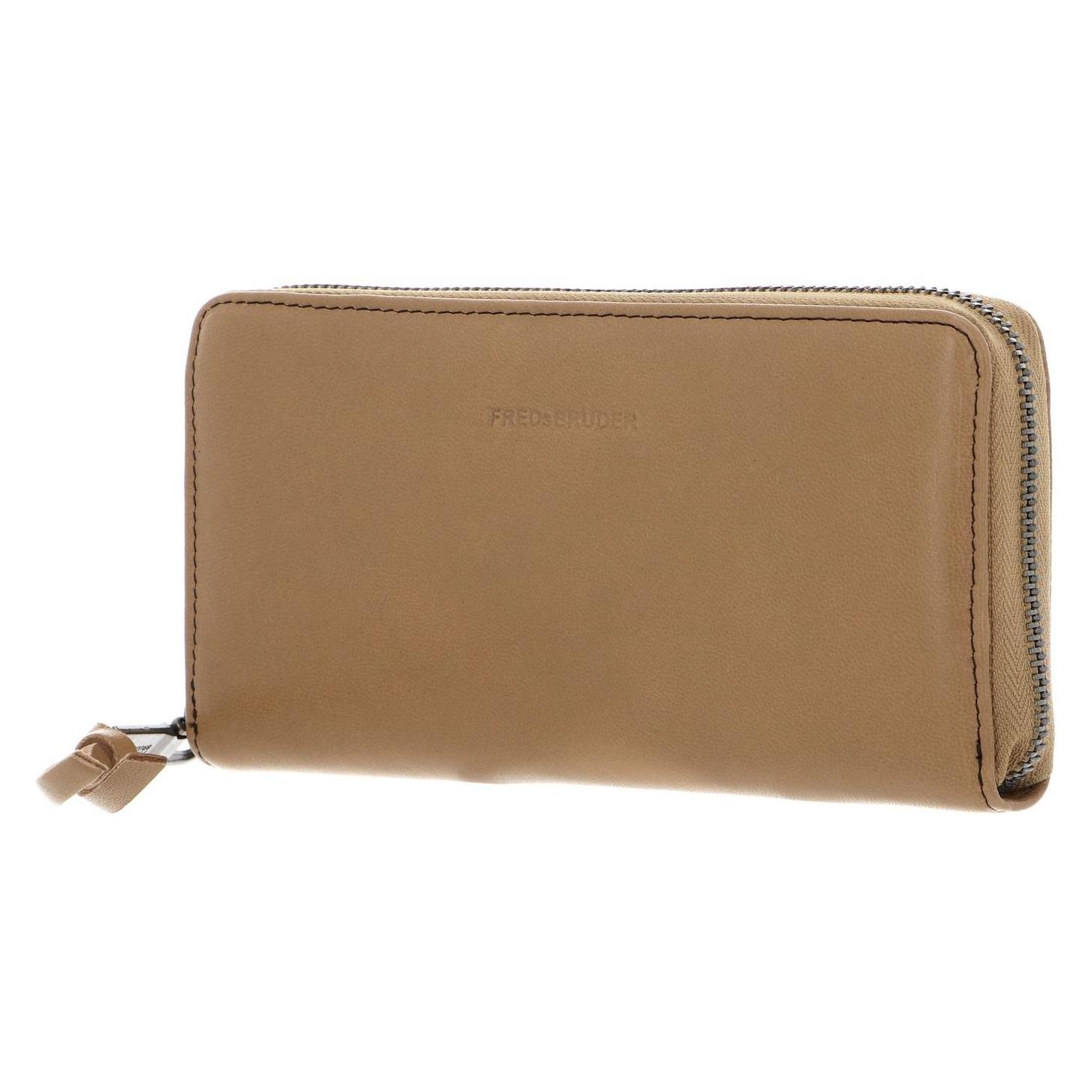 FredsBruder, Damen, Portemonnaie, Me And My Bag Ziparound Wallet, Braun