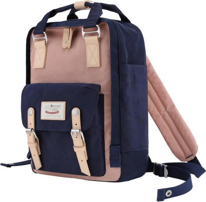 Productafbeelding Himawari 188L 14" laptop rugzak (marineblauw en roze) (16 l)