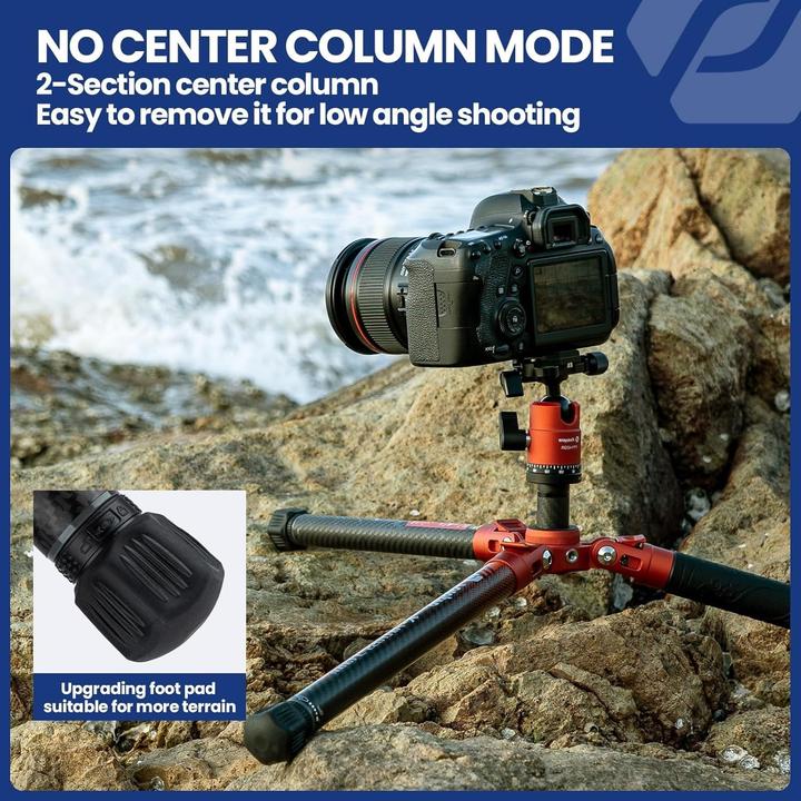 Productafbeelding Fotopro Koolstofvezel statief met kogelkop (Koolstof)