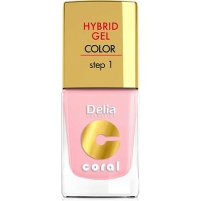 Delia Cosmetics, Nagellack, Cosmetics Coral Hybrid Gel Nail Polish No. 04 Pastel Pink 11ml