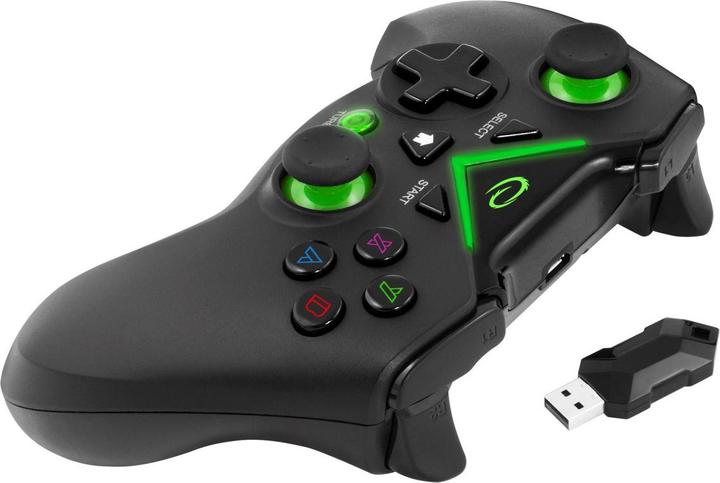 Actual product image Esperanza EGG112K Gamecontroller Gamepad PS3 XBOX ONE PC USB 2.0 Black (PC, PS3, Xbox One S)