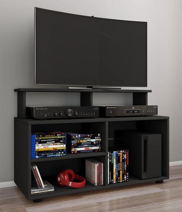 Image du produit VCM Bois TV Lowboard Meuble TV Console Table TV Verre Balansia (90 x 36 cm)