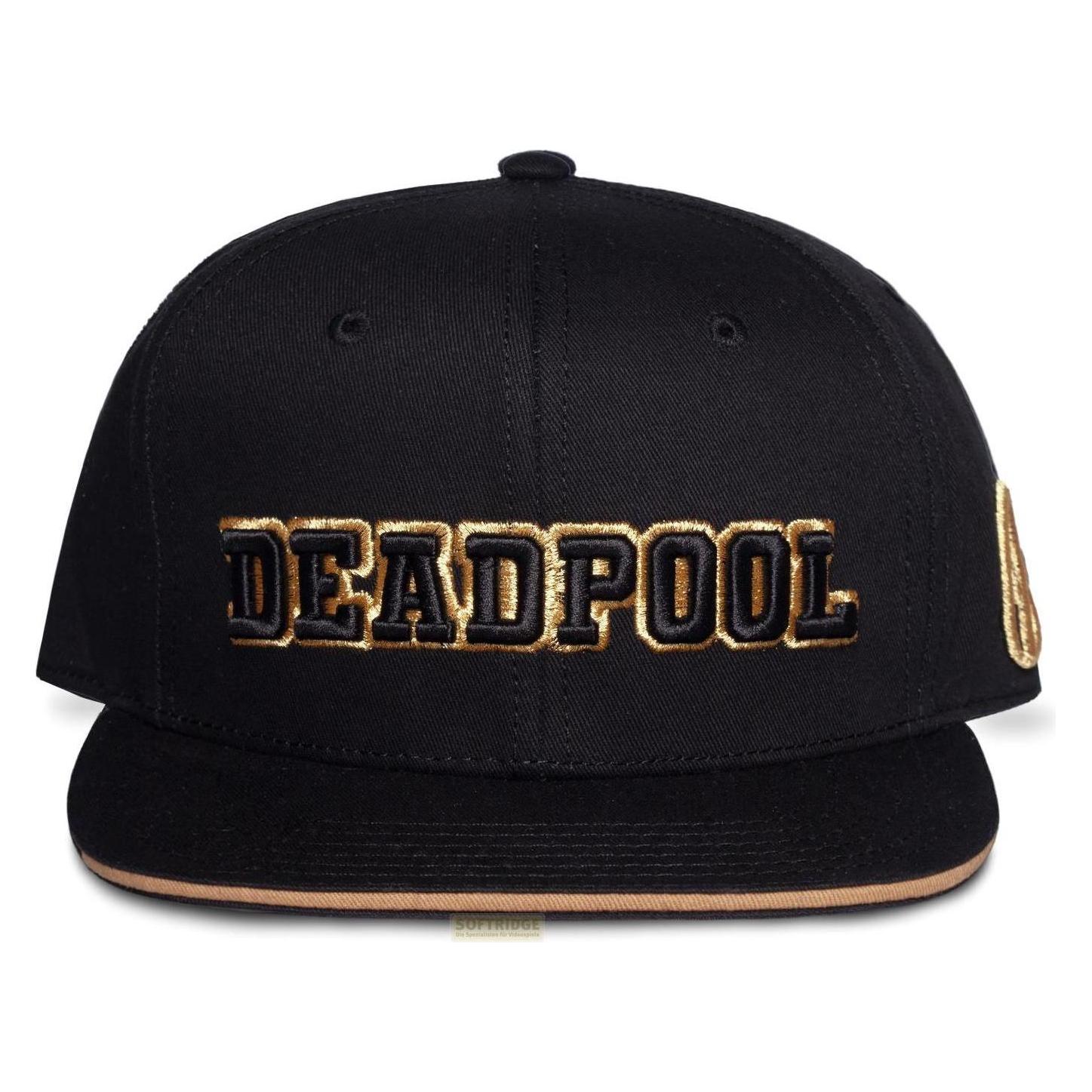 Difuzed, Herren, Cap, Deadpool - Men's Snapback Cap, Schwarz, (One Size)
