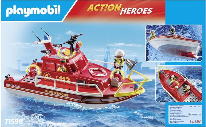 Image du produit Playmobil Bateau-pompe (71598, Playmobil City Action)