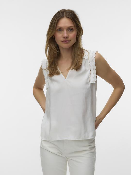 Immagine prodotto Vero Moda Bluse mit kurzen Ärmeln und V-Ausschnitt (S)