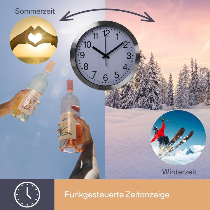 Produktbild Perel Wanduhr (30 cm)